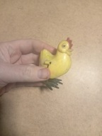 Stara Zabawka PRL Kurczak Kura bez skrzydeł