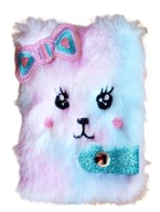 NOTES NOTESIK PLUSZOWY Mini Pamiętnik Włochacz PIESEK