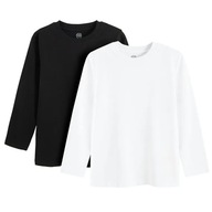 Cool, Bluzki dziewczęce z długim rękawem, 2 szt. 110 cm