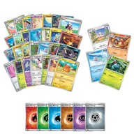 Zestaw Karty POKEMON TCG 25 szt + 20 HOLO + 35 JAPOŃSKIE Bez Powtórek Mix