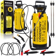 RĘCZNY OPRYSKIWACZ CIŚNIENIOWY SPRYSKIWACZ DUŻA POJEMNOŚĆ 8L REGULACJA DYSZ