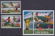 **WM86 KOREA 2709-10 BL.210 = 9,8E - PIŁKA NOŻNA