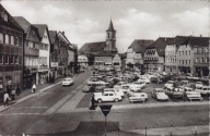 NIEMCY - BAD NEUSTADT - RYNEK - VW GARBUS - MERCEDES - RENAULT DAUPHINE