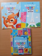 Kolorowe karty A+, Karty pracy część 1,Wyprawka,Zeszyt grafomotoryczny