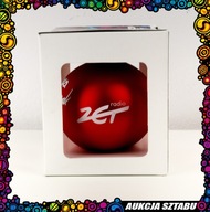 Kolekcjonerska bombka Radia ZET z autografem Jurka Owsiaka