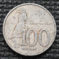 *INDONEZJA [0811]*100 Rupii 2001r. 100 RUPIAH, Ptak Kakadu (ornitologia)