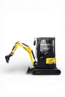 NOWA minikoparka Interbauer IB20 1900kg RAMIĘ SKRĘTNE KUBOTA KABINA