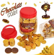 Czekoladowe MONETY CZEKOLADOWE ZŁOTE MONETY Złote Dukaty 200 szt