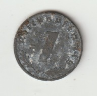III Rzesza 1 pfennig 1943 J