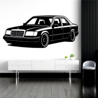 Naklejka na ścianę Mercedes W124 110cm