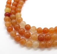 H5- AWENTURYN CZERWONY - kula - 8mm - 15 sztuk