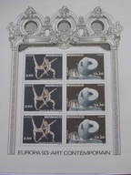 Monaco - Europa CEPT 1993 - sztuka współczesna - Mi. bl.59 **