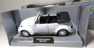 VW Beetle Garbus Cabrio Welly 1:34 Napęd Pull-Back Otwierane Drzwi Nowy