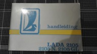LADA 2105 N GL Instrukcja Obslugi Ksiazka BELGIA
