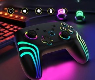 Kontroler Pad Do Nintendo Switcha 2 Lite OLED PC Bezprzewodowy Czarny RGB