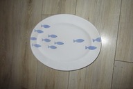 PIĘKNY DUŻY PÓŁMISEK WZÓR RYBKI