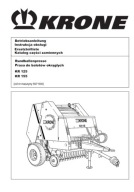 Krone KR 125, 155 - instrukcja obsługi, katalog części pras PL