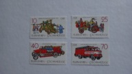DDR/NDR 1987, Wozy strażackie, motoryzacja Mi. 3101-3104