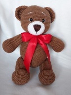 Mis maskotka - handmade szydelko