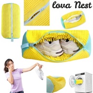 TORBA WOREK SIATKA Z MIKROFIBRĄ DO PRANIA OBUWIA OCHRONNA CZYSZCZENIA 5L