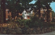 USA - GARY - KLASZTOR SALWATORIANÓW - FIGURA N. SERCA JEZUSA - INDIANA