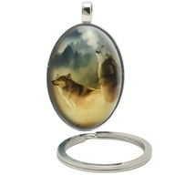 Brelok do kluczy/ka ozdobna zawieszka - Wilk