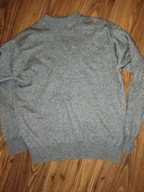 Sweter męski Szary Klasyczny Sweter Wygodny r. M