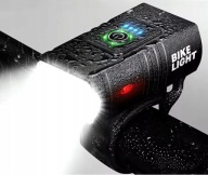 Mocna lampka rowerowa T6 LED 1000LM USB-C akumulatorowa przód MTB