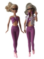 Ubranka dla lalki B. - Bluzeczka, top, legginsy i adidasy !!!