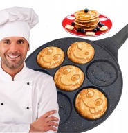 PATELNIA DO NALEŚNIKÓW JAJEK PANKEJKI 26CM GRANITOWA KUCHNIA PREZENT DOM