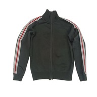 BLUZA CHŁOPIĘCA CZARNA NA SUWAK ZE STÓJKĄ ROZM.152__POP