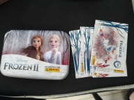karty kraina lodu 2, frozen 2 ,puszka + 50 różnych kart