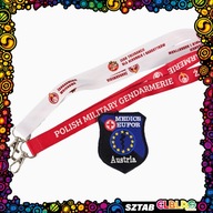 L153 Naszywka z misji Eufori Austria + 2 smycze