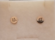 kolczyki GWIAZDY gold 375