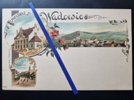 WADOWICE 1898 ul. Lwowska Sokół Topografia Litografia ANDRYCHÓW KALWARIA