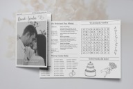 Gazeta weselna – 10 sztuk | Personalizowana | A5 składana | Gotowy wydruk