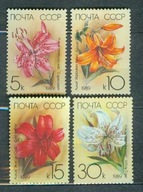 ZSRR** KWIATY, lilie Mi 5931-34