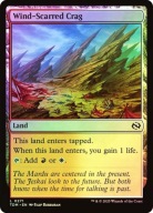 Karta Magic: The Gathering Wind-Scarred Crag TDM *Foil*