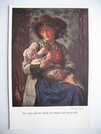 ZAGINIONY ŚWIAT NIC NIE ZASTĄPI MIŁOŚCI i MLEKA MATKI przedw. POCZTÓWKA