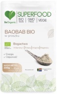 Baobab Bio w proszku 200g BeOrganic witamina C potas wapń magnez