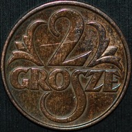 2 grosze 1932 - piękny egzemplarz