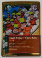 Karta Naruto CCG Jutsu Multi Shadow Clone Jutsu - PR-us014