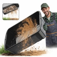 SITO OGRODOWE REGULOWANE DO PRZESIEWANIA ZIEMI SITKO KOMPOSTU KAMIENI 39 CM