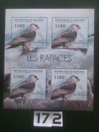 Ptaki , Burundi MNH