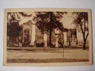 Bodzentyń - stara pocztówka - ruiny zamku biskupów