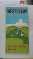 BIESZCZADY LESKO USTRZYKI CISNA WETLINA KOMANCZA BALIGROD MAPA TURYSTYCZNA