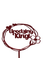 topper na tort dekoracja RÓŻNE KOLORY PERSONALIZACJA!!!