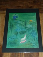 MARC CHAGALL - DAPHNIS AND CHLOE - "Dafnis znaleziony przez Lamona" - 1977