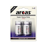 Baterie alkaliczne Arcas – C/R14 2 sztuki Super Heavy Duty