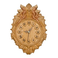 Złoty zegar ścienny, zegar ścienny do sypialni, prezent dla mężczyzny